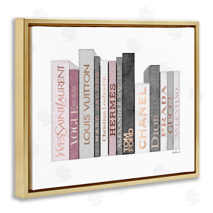 Amanda Greenwood | Pink & Grey Fashion Bookstack