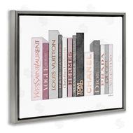 Amanda Greenwood | Pink & Grey Fashion Bookstack