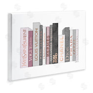 Amanda Greenwood | Pink & Grey Fashion Bookstack