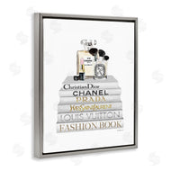 Amanda Greenwood | Bookstack with Makeup Accessories