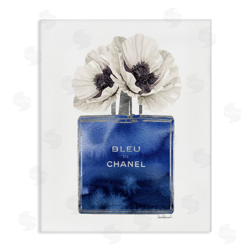 Amanda Greenwood | Blue Watercolor Floral Perfume