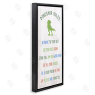 Stupell Studio | Dinosaur Rules Kids List