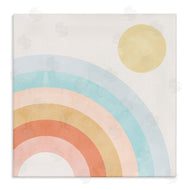 Stupell Studio | Retro Rising Sun Rainbow Arches