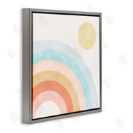 Stupell Studio | Retro Rising Sun Rainbow Arches