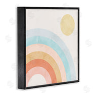 Stupell Studio | Retro Rising Sun Rainbow Arches