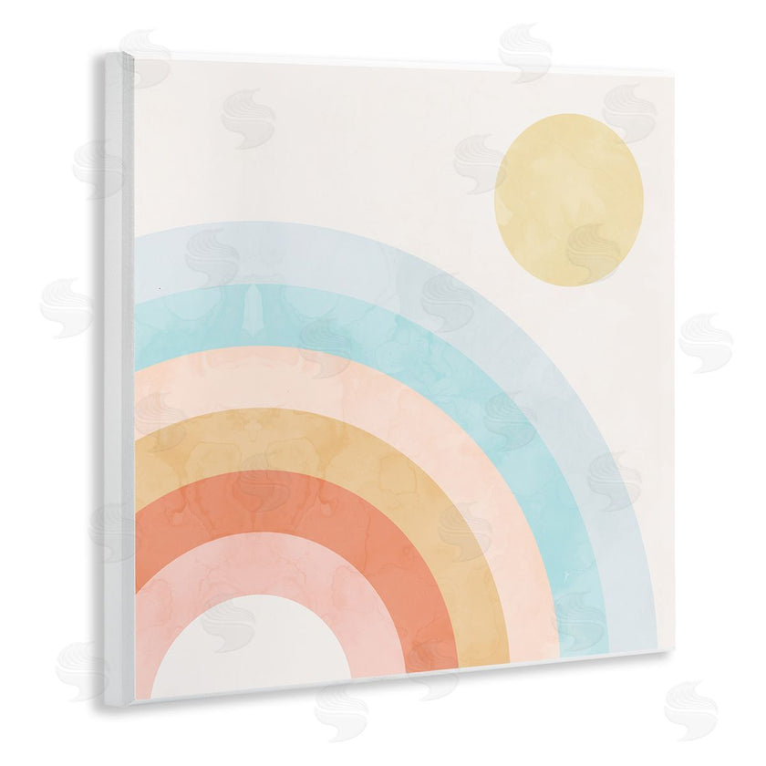 Stupell Studio | Retro Rising Sun Rainbow Arches
