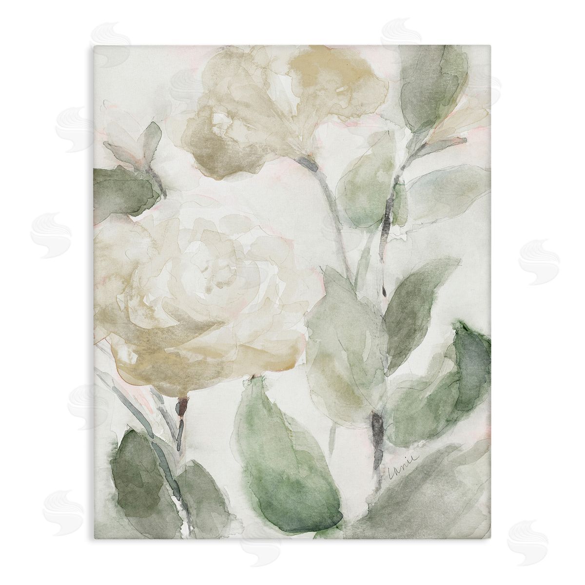 Charming Abstract Florals Canvas Wall Art, Home Decor by Lanie Loreth