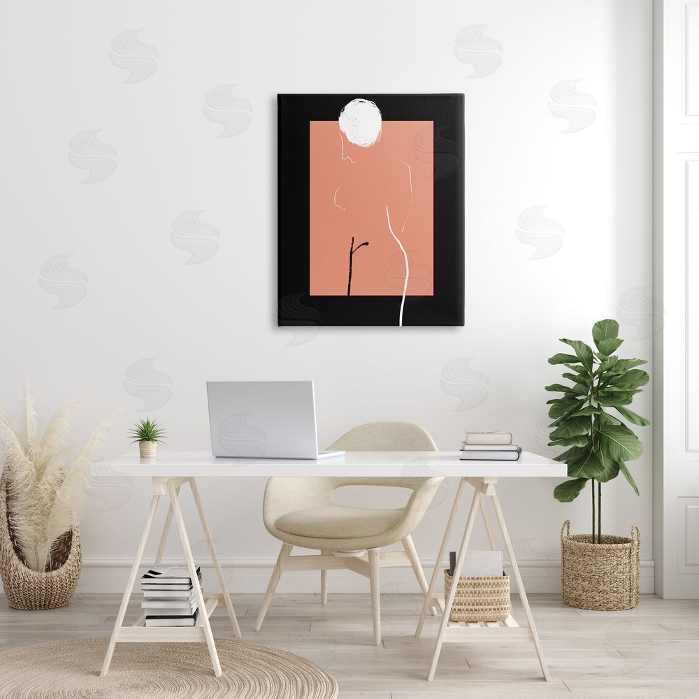 Bellassai Art Modern Nude Figure Abstraction Canvas on Wall