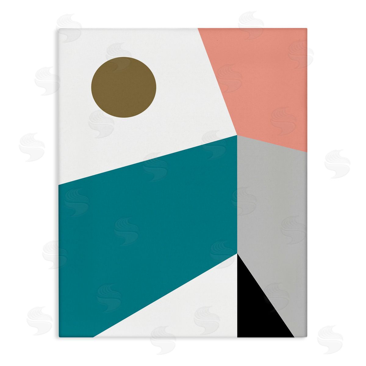 Bellassai Art Abstract Geometric Landscape Canvas Wall Art Print
