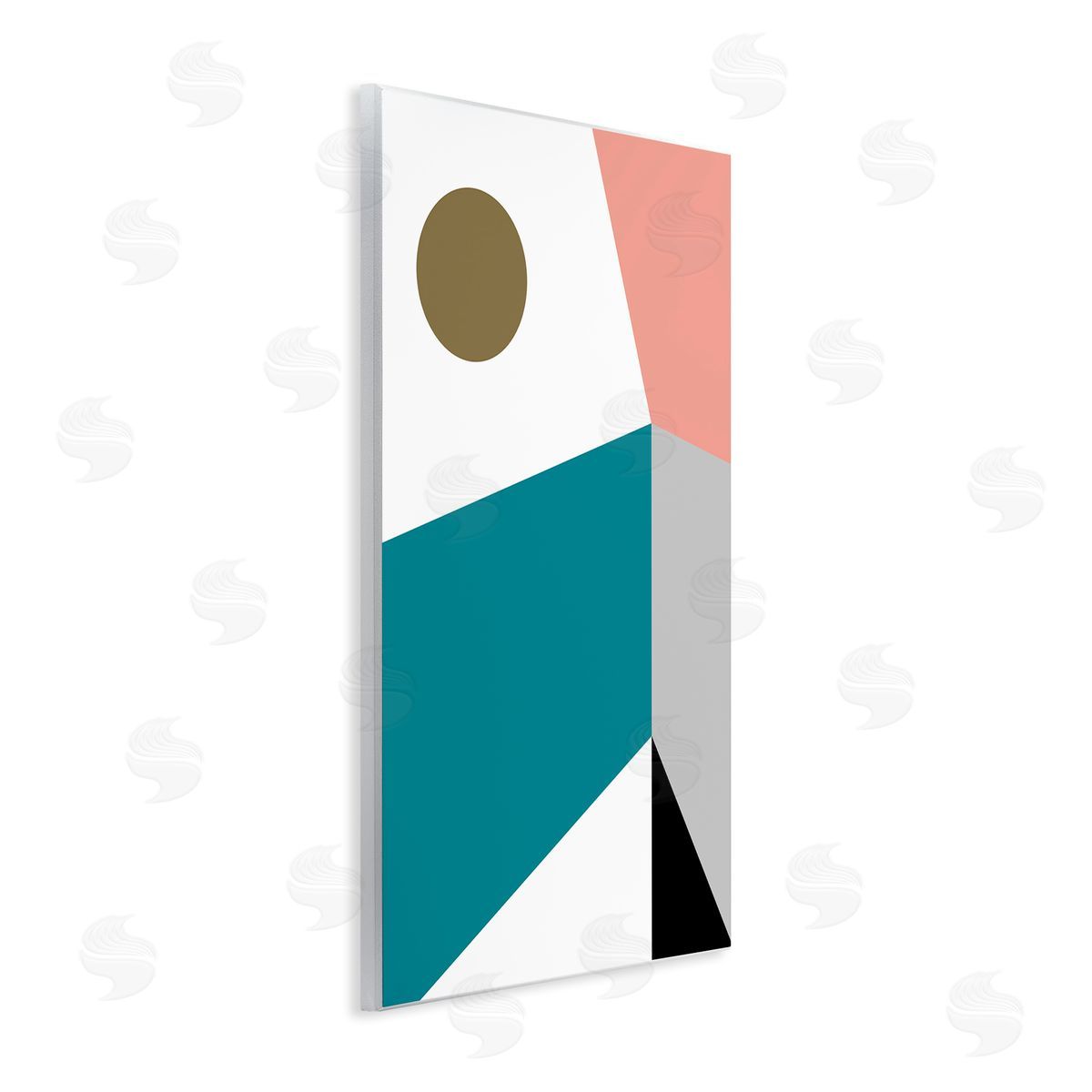 Bellassai Art Abstract Geometric Landscape Wall Plaque Wall Art Print