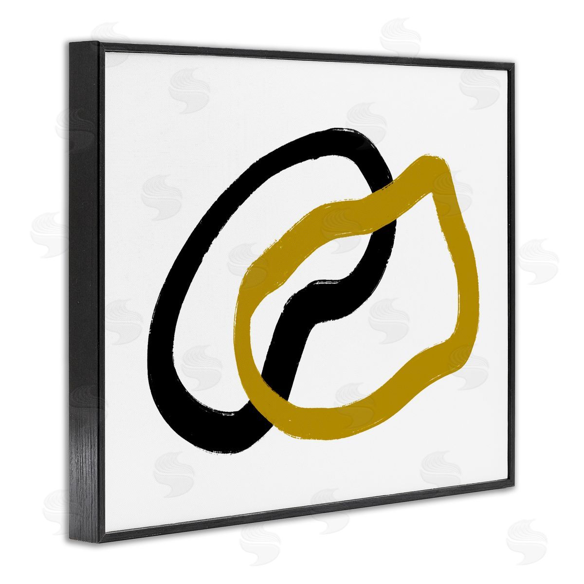 Bellassai Art Embrace over Horizon Line Black Frame Giclee Wall Art Print