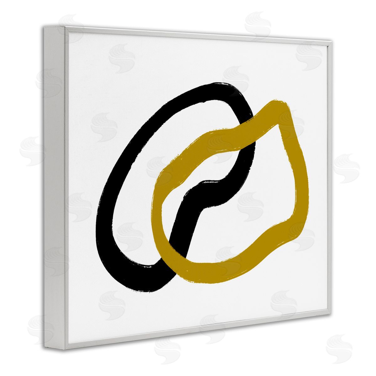 Bellassai Art Embrace over Horizon Line White Frame Giclee Wall Art Print