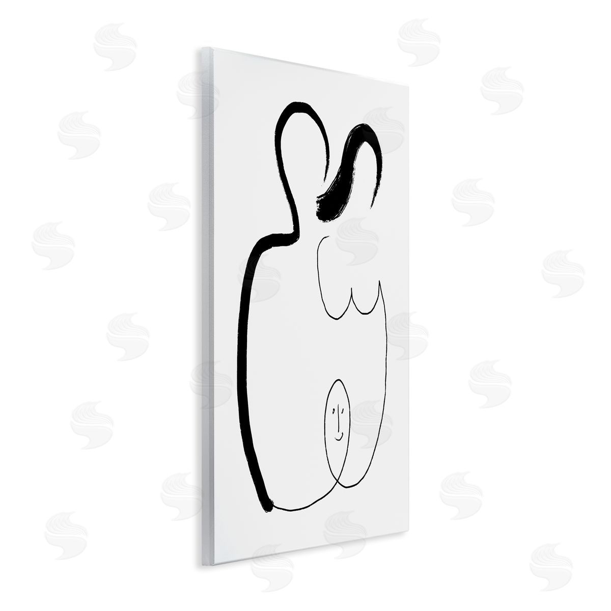 Bellassai Art Family Embrace Abstract Portrait Wall Plaque Wall Art Print