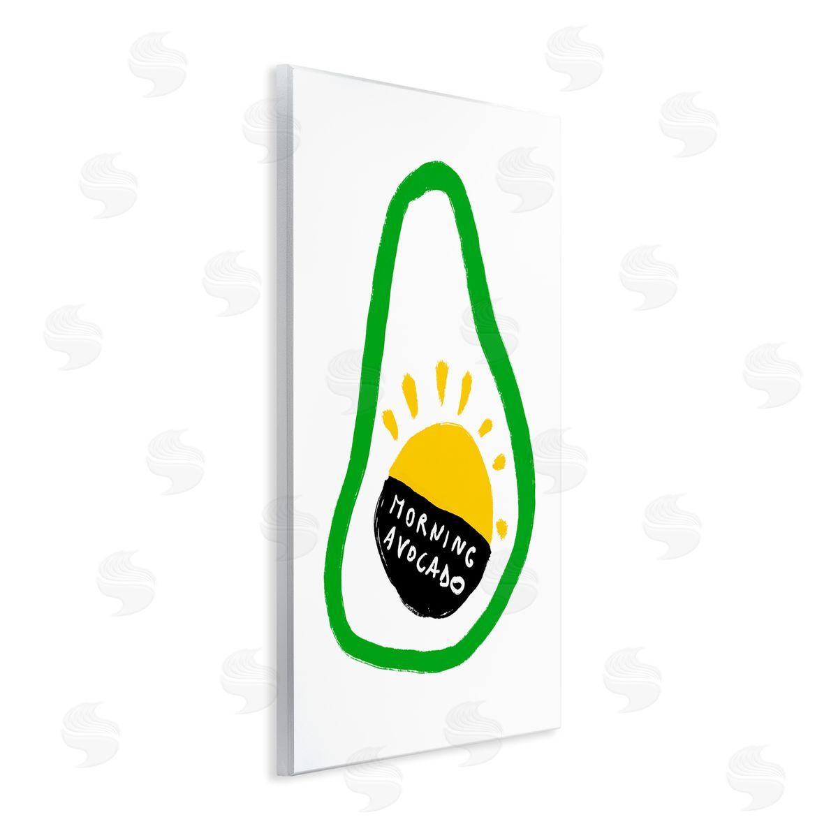 Bellassai Art Morning Avocado with Sunrise Wall Plaque Wall Art Print