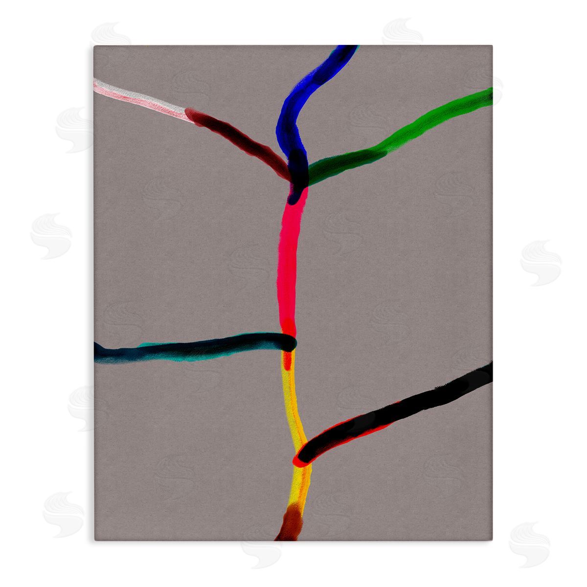 Bellassai Art Tree of Happiness Abstract Canvas Wall Art Print