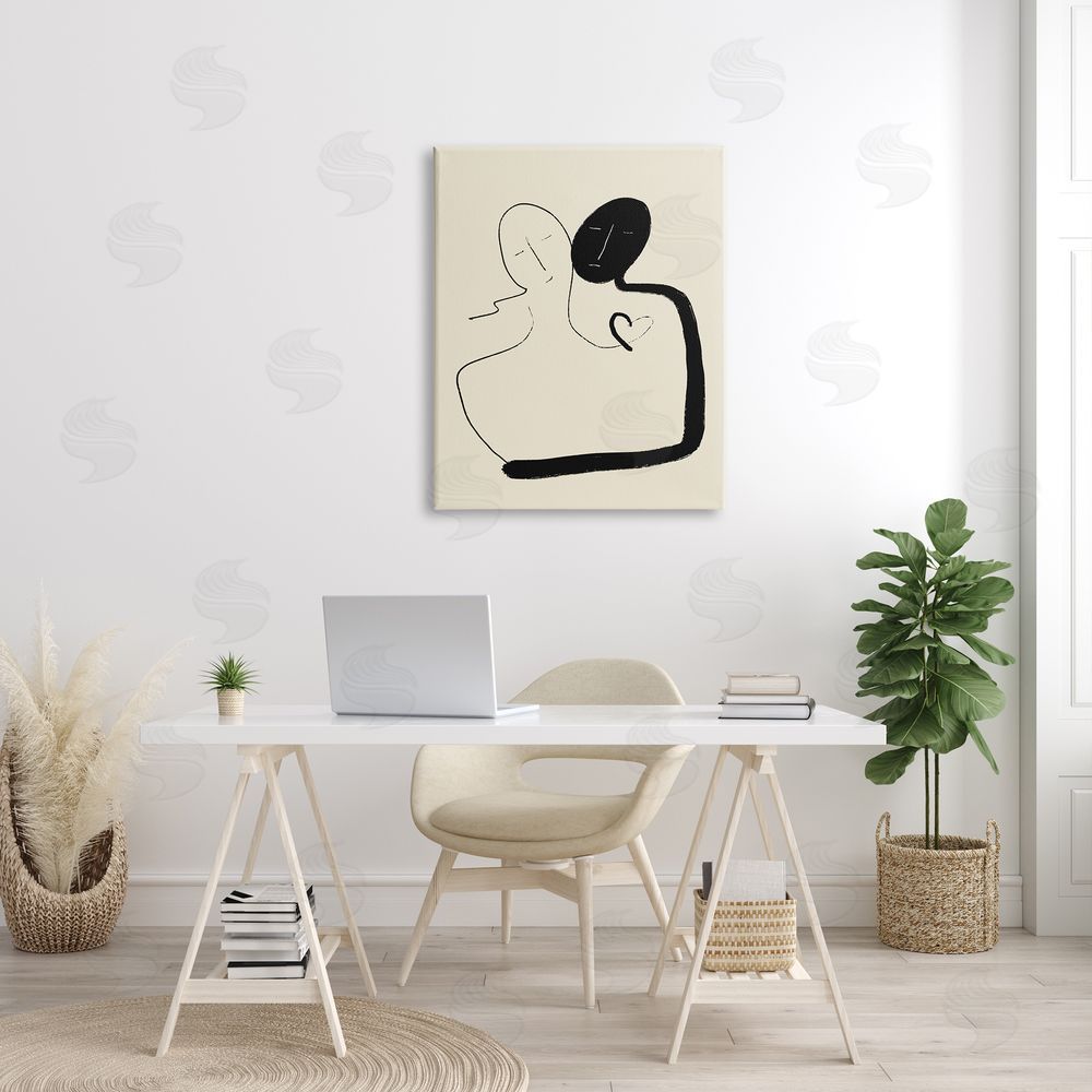 Bellassai Art Together Romantic Couple Canvas on Wall