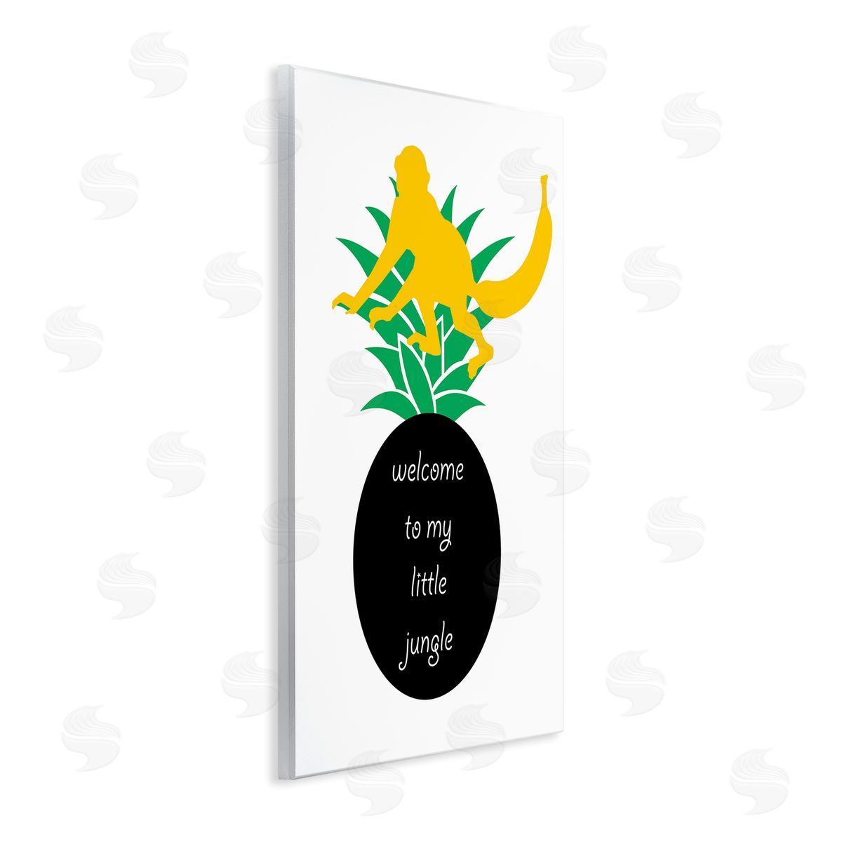 Bellassai Art Welcome To My Little Jungle Wall Plaque Wall Art Print