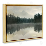 Danita Delimont | Foggy Lake Forest Landscape Reflection