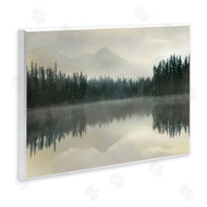 Danita Delimont | Foggy Lake Forest Landscape Reflection