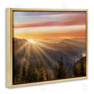 Danita Delimont | Sunrise Through Mountain Forest Skyline