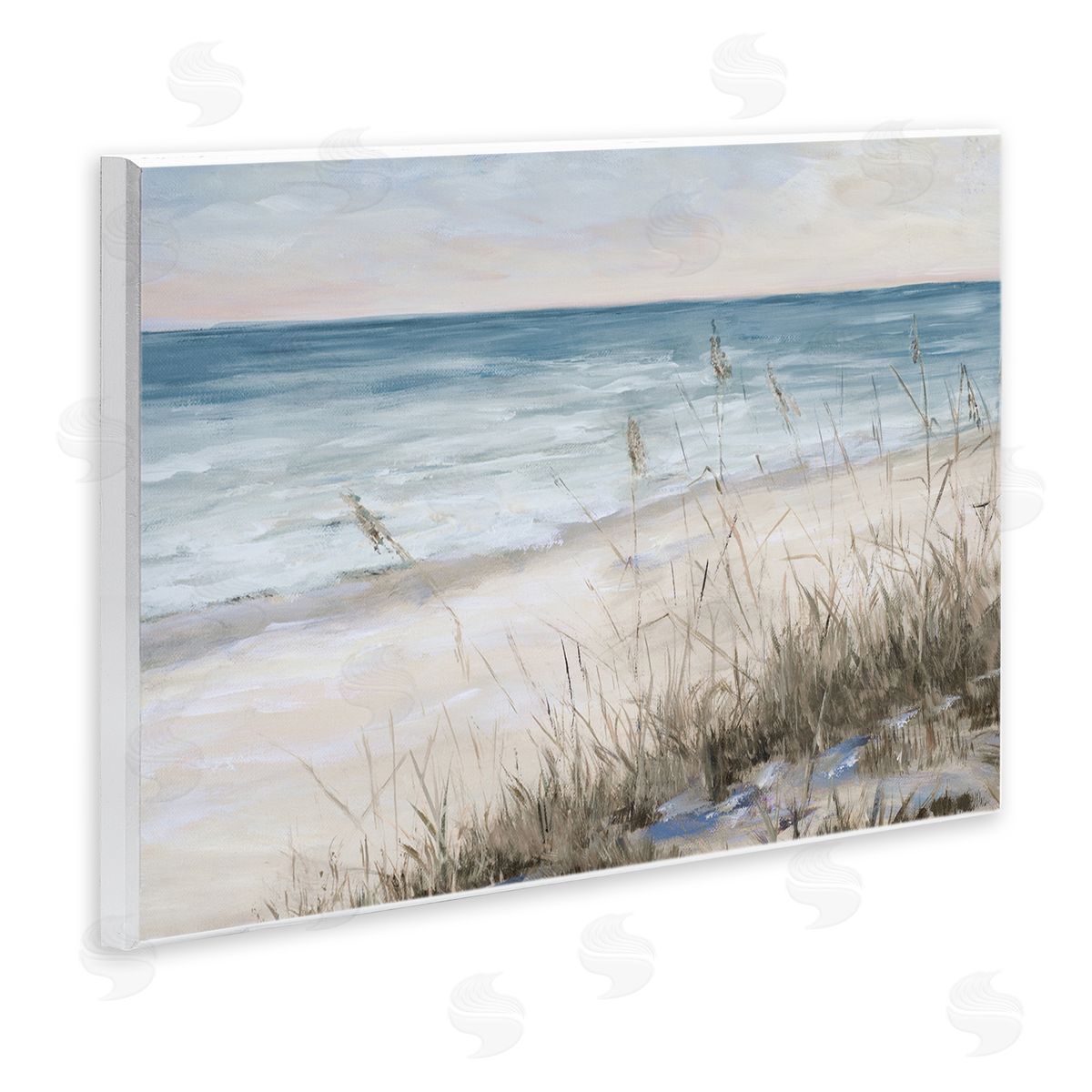 Traditional Beach Coast Line Wood Plaque Wall Art, Home Decor by Julie DeRice
