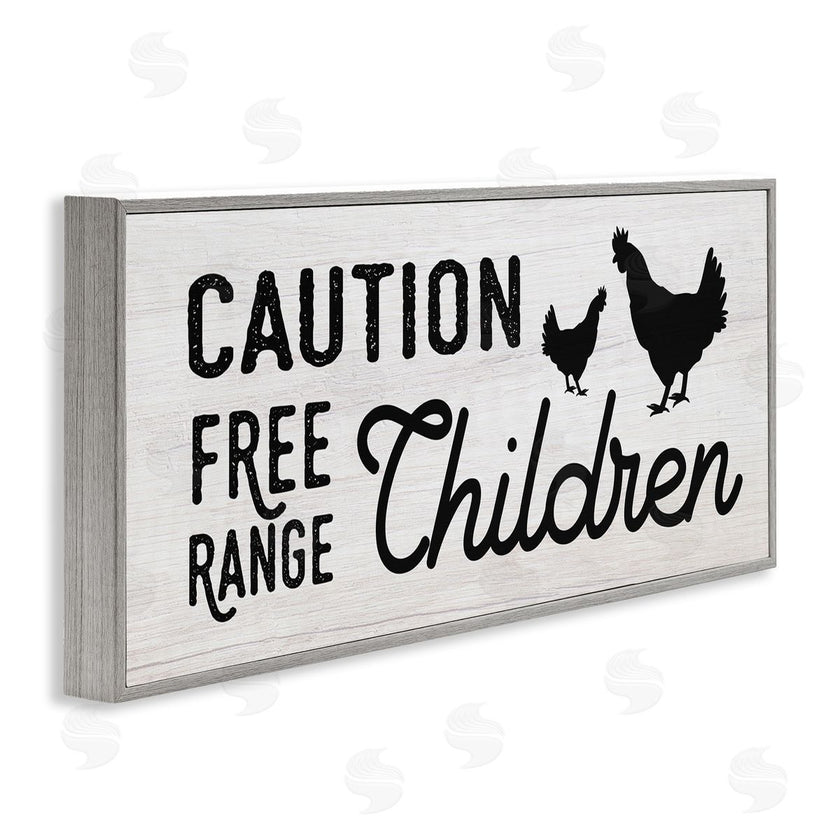 Stupell Studio | Caution Free Range Children