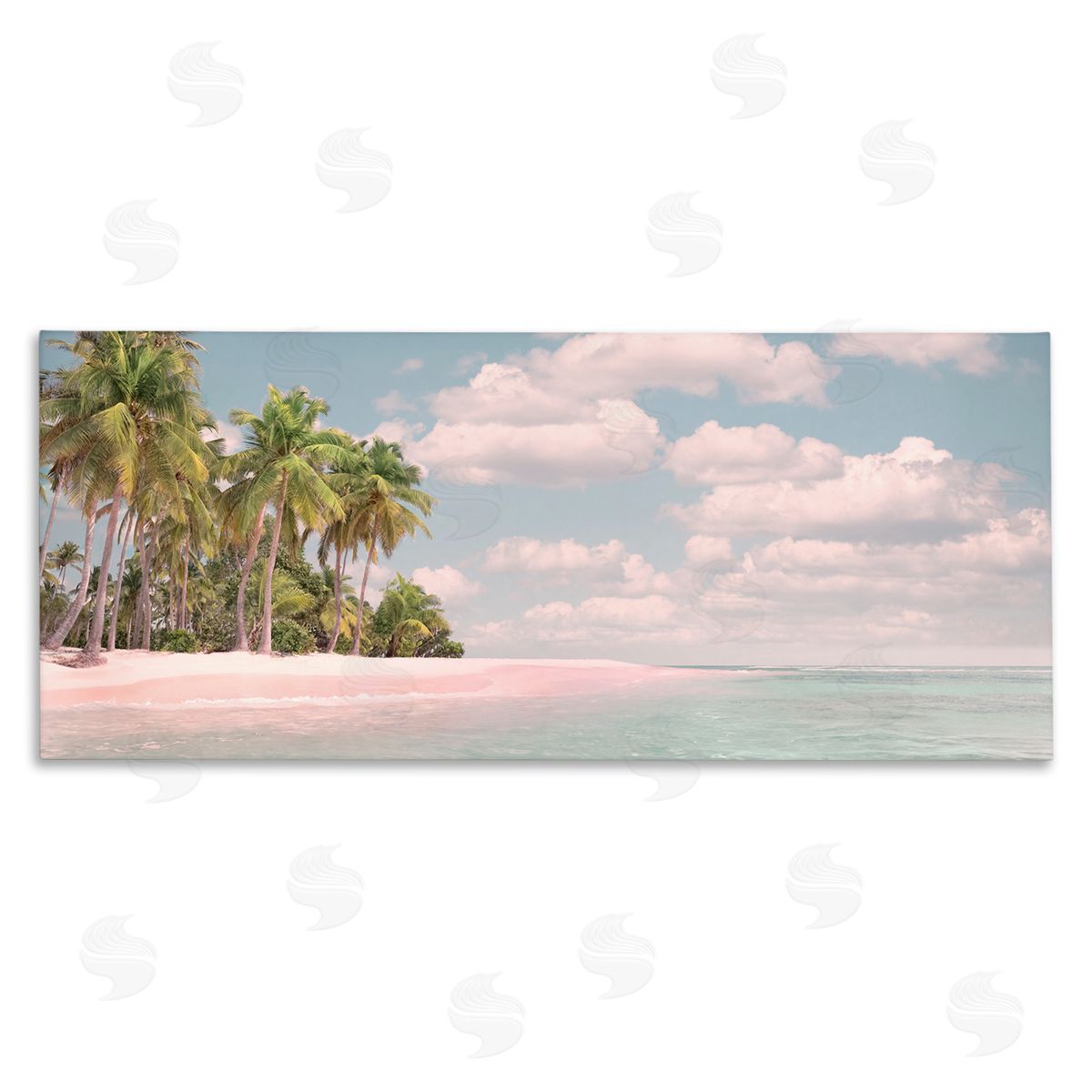 Clear Water Tropical Beach Coast Canvas Wall Art, Home Decor by Mike Calascibetta