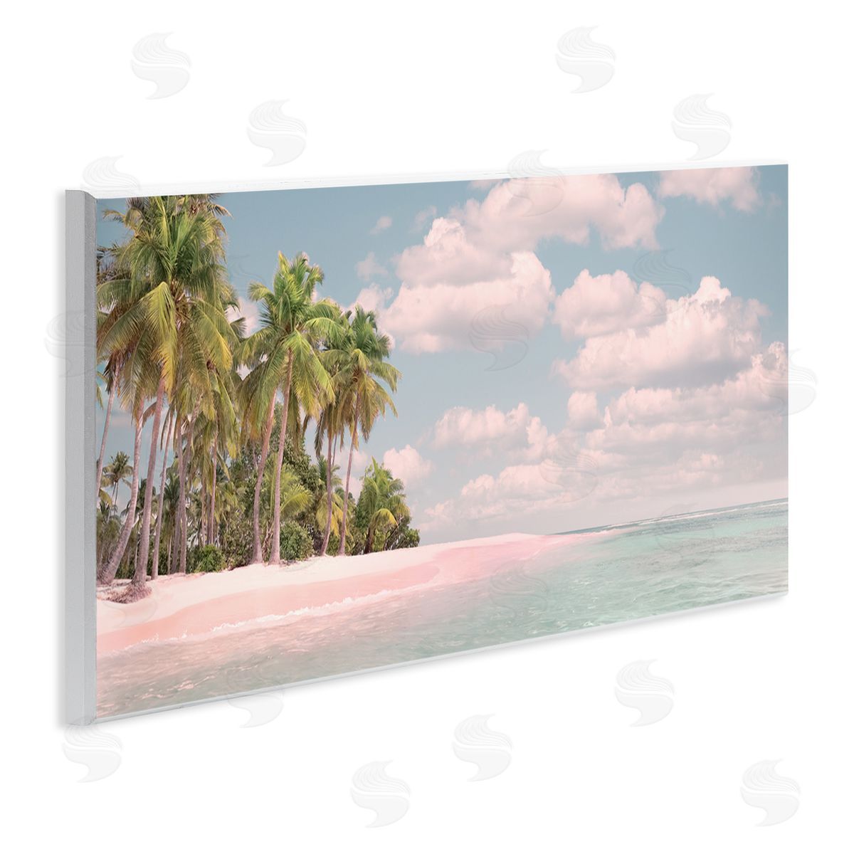Clear Water Tropical Beach Coast Wood Plaque Wall Art, Home Decor by Mike Calascibetta