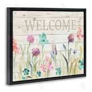 Lanie Loreth | Welcome Sign Spring Wildflowers