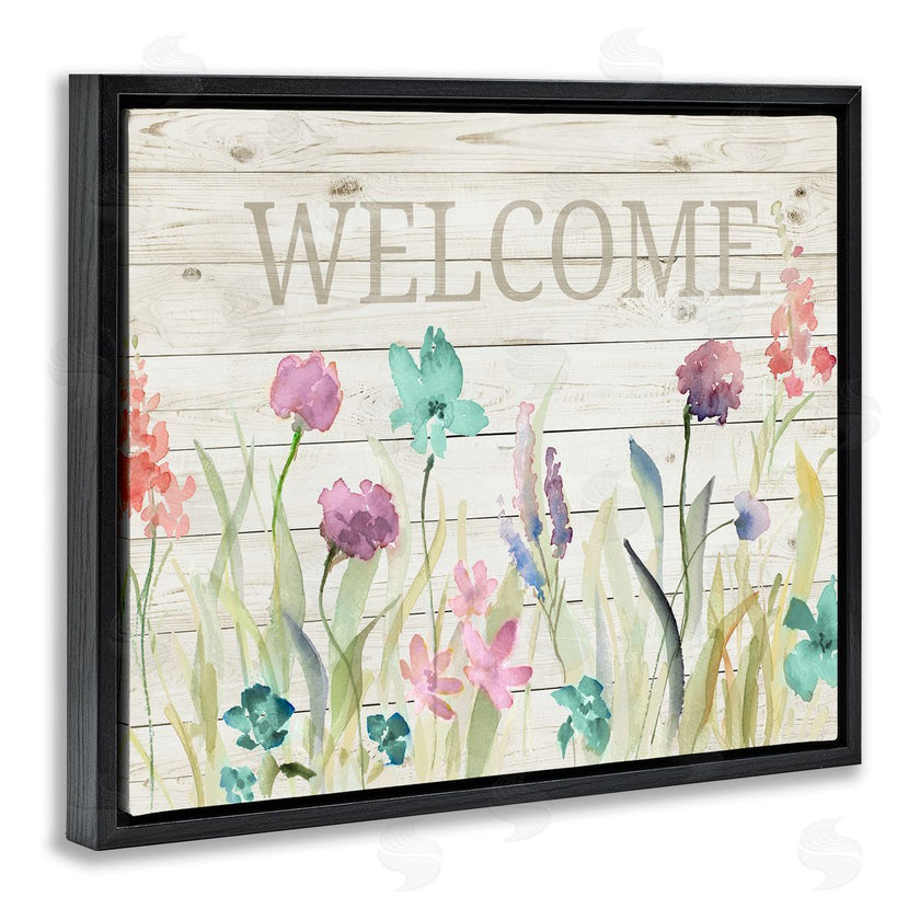 Lanie Loreth | Welcome Sign Spring Wildflowers
