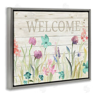 Lanie Loreth | Welcome Sign Spring Wildflowers