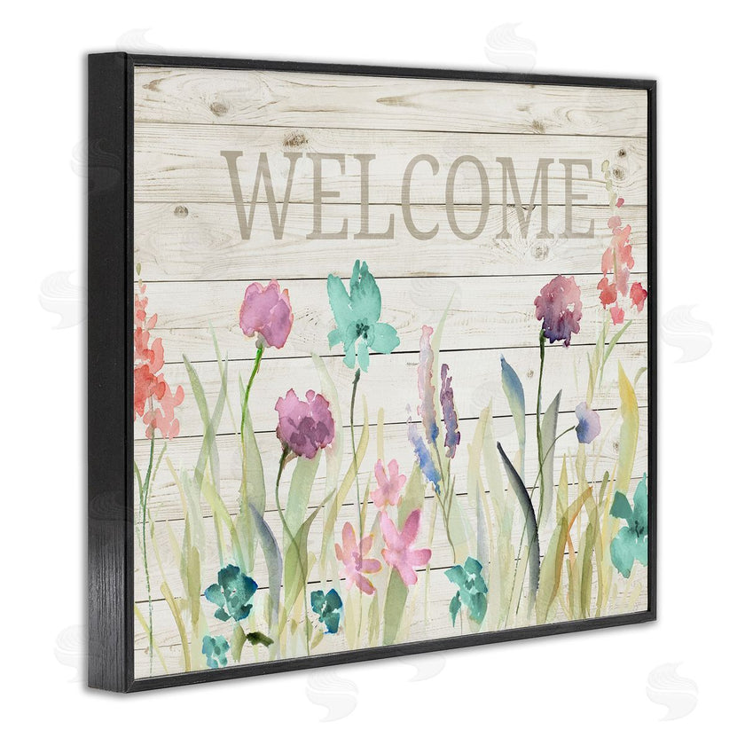 Lanie Loreth | Welcome Sign Spring Wildflowers