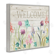 Lanie Loreth | Welcome Sign Spring Wildflowers