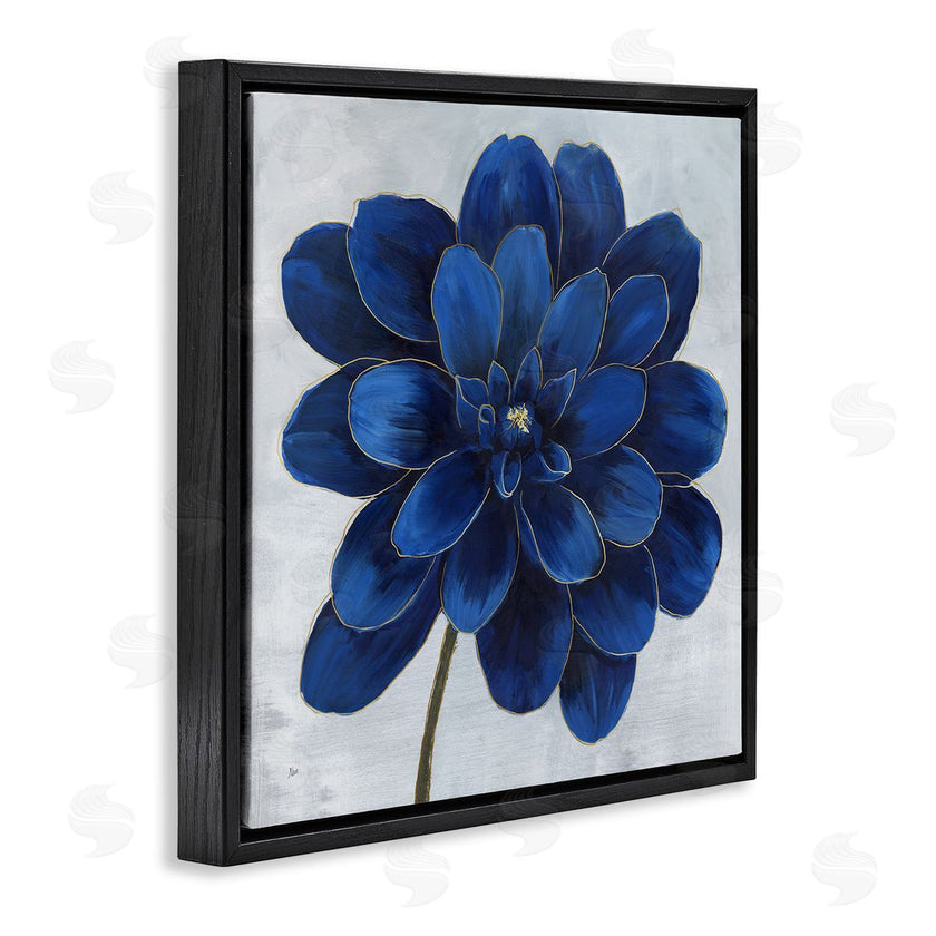 Nan | Modern Deep Blue Floral Carnation