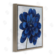 Nan | Modern Deep Blue Floral Carnation