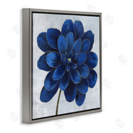 Nan | Modern Deep Blue Floral Carnation