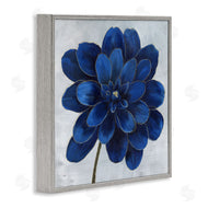 Nan | Modern Deep Blue Floral Carnation