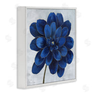 Nan | Modern Deep Blue Floral Carnation