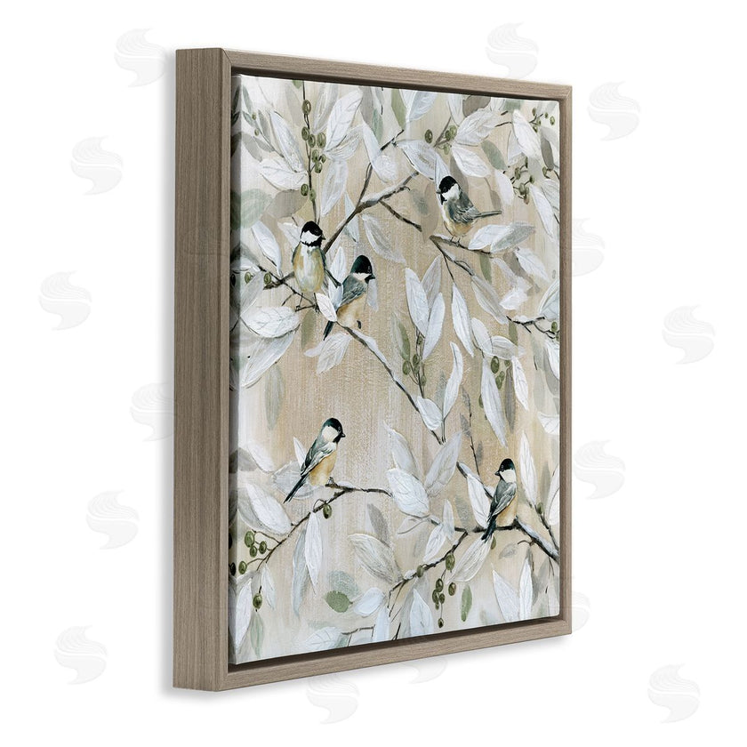 Carol Robinson | Chickadee Birds on Branches