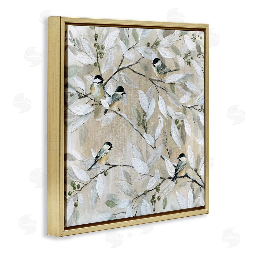 Carol Robinson | Chickadee Birds on Branches