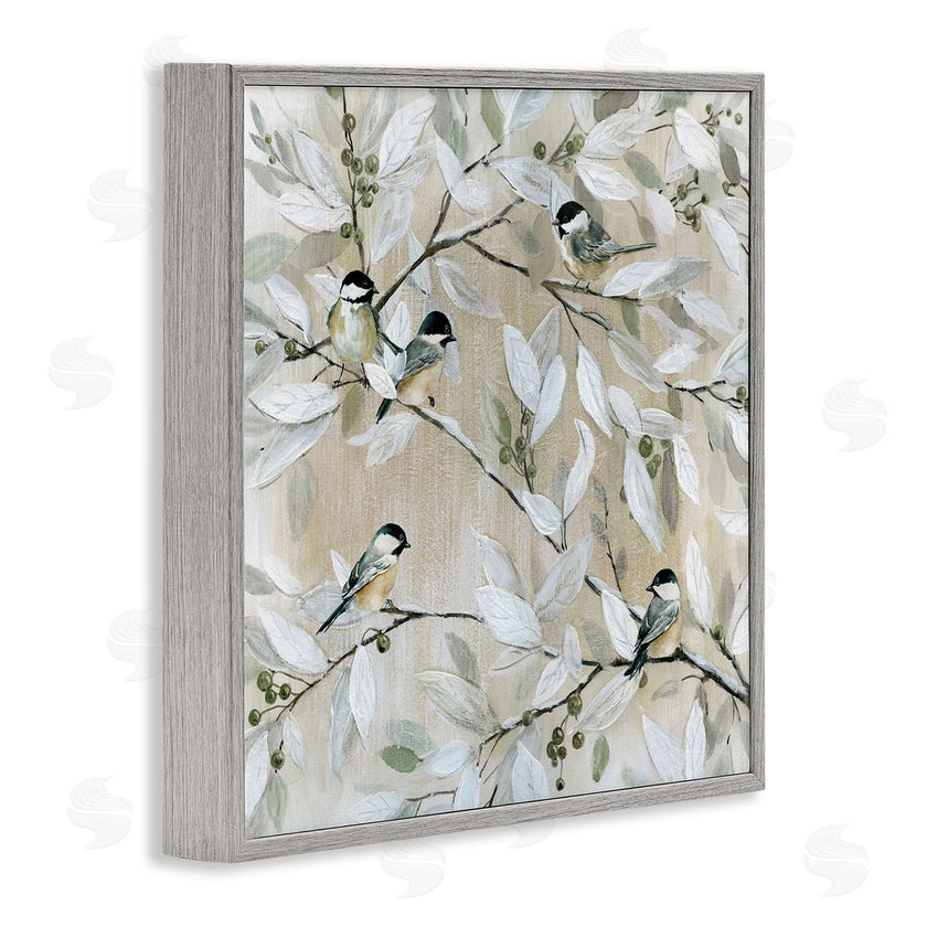 Carol Robinson | Chickadee Birds on Branches