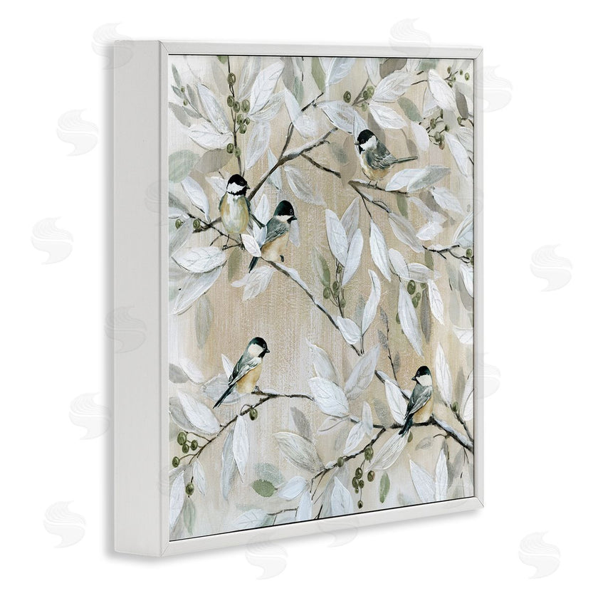 Carol Robinson | Chickadee Birds on Branches