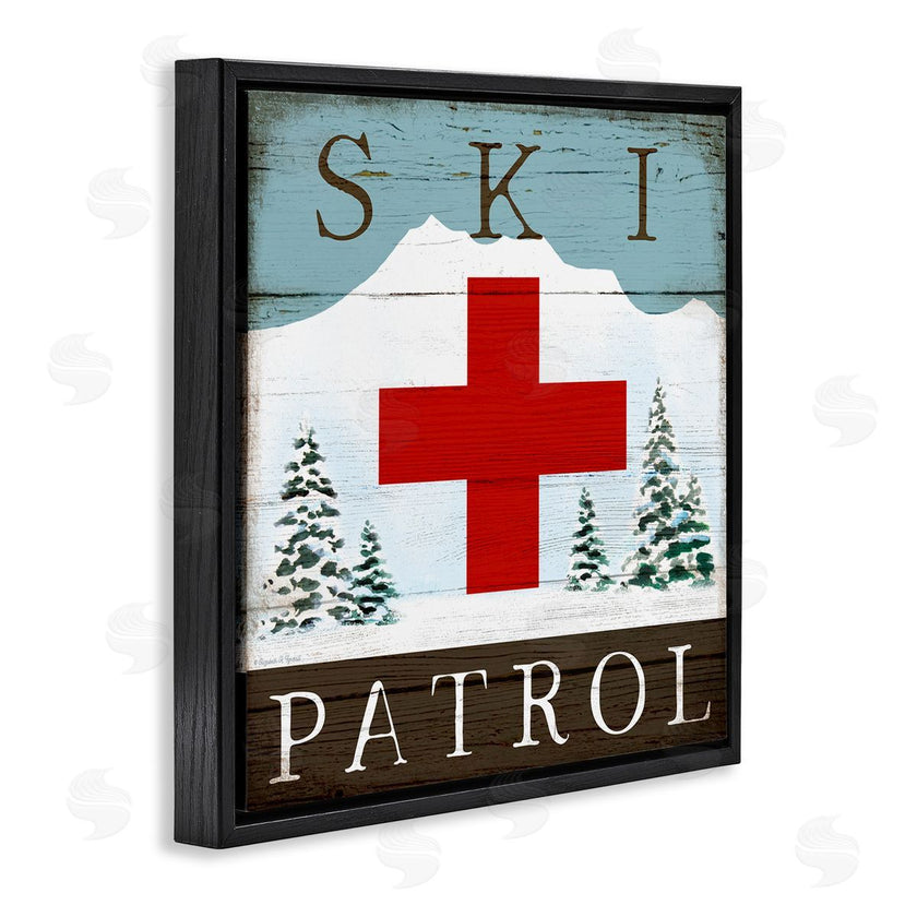 Elizabeth Tyndall | Ski Patrol Rustic Cabin Sign