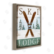 Elizabeth Tyndall | Ski Lodge Rustic Cabin Sign