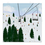 Ashley Singleton | Ski Lift Mountain Landscape