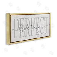 Stupell Studio | God's Timing is Perfect Phrase