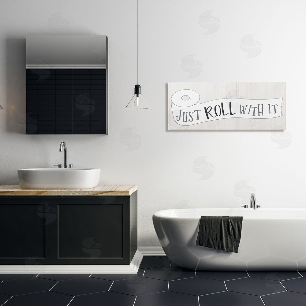 Natalie Carpentieri Roll With It Phrase Charming Country Toilet Paper