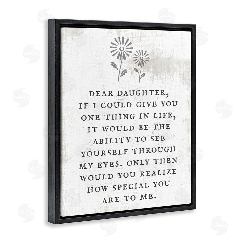 Stupell Studio | Dear Daughter How Special You Are