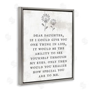 Stupell Studio | Dear Daughter How Special You Are