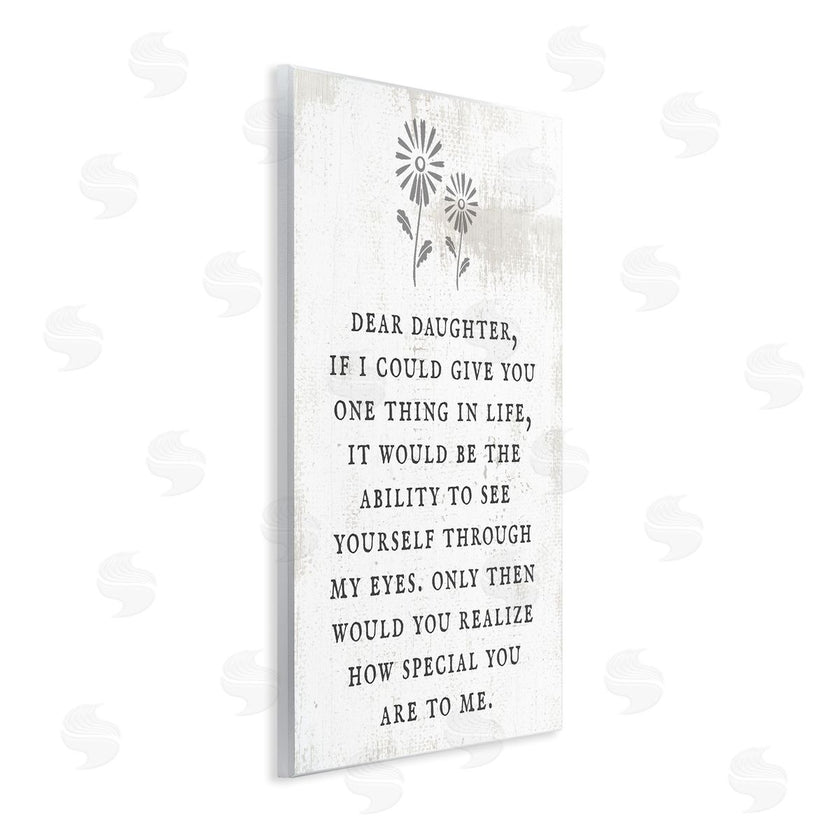 Stupell Studio | Dear Daughter How Special You Are